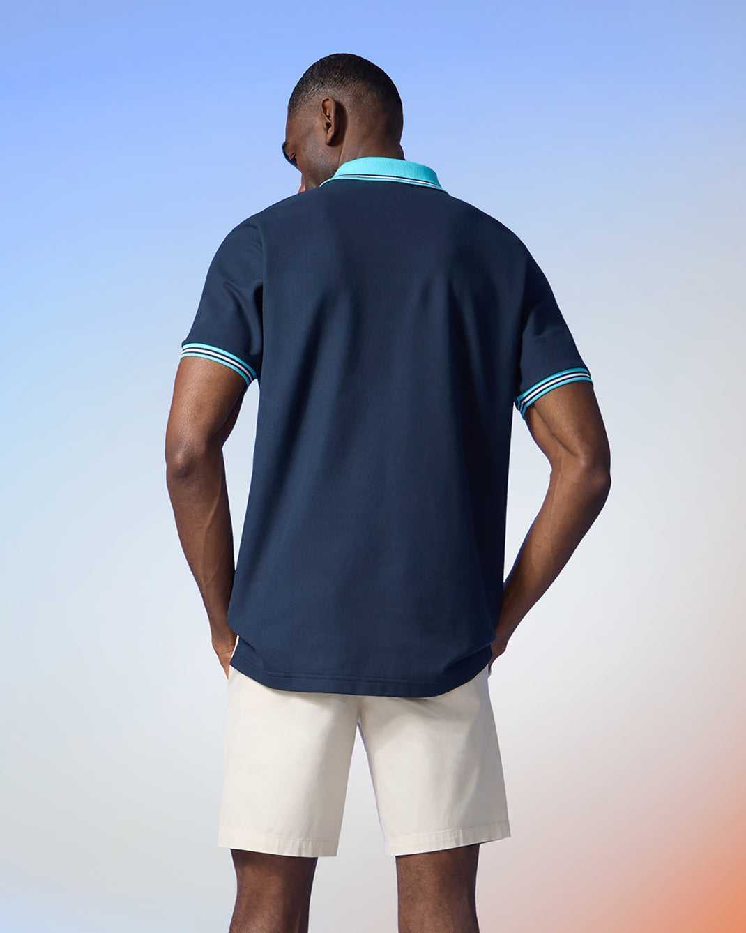 Polos Psycho Bunny Salina Pique Polo Shirt Bleu Marine Homme | LYQ-65295620